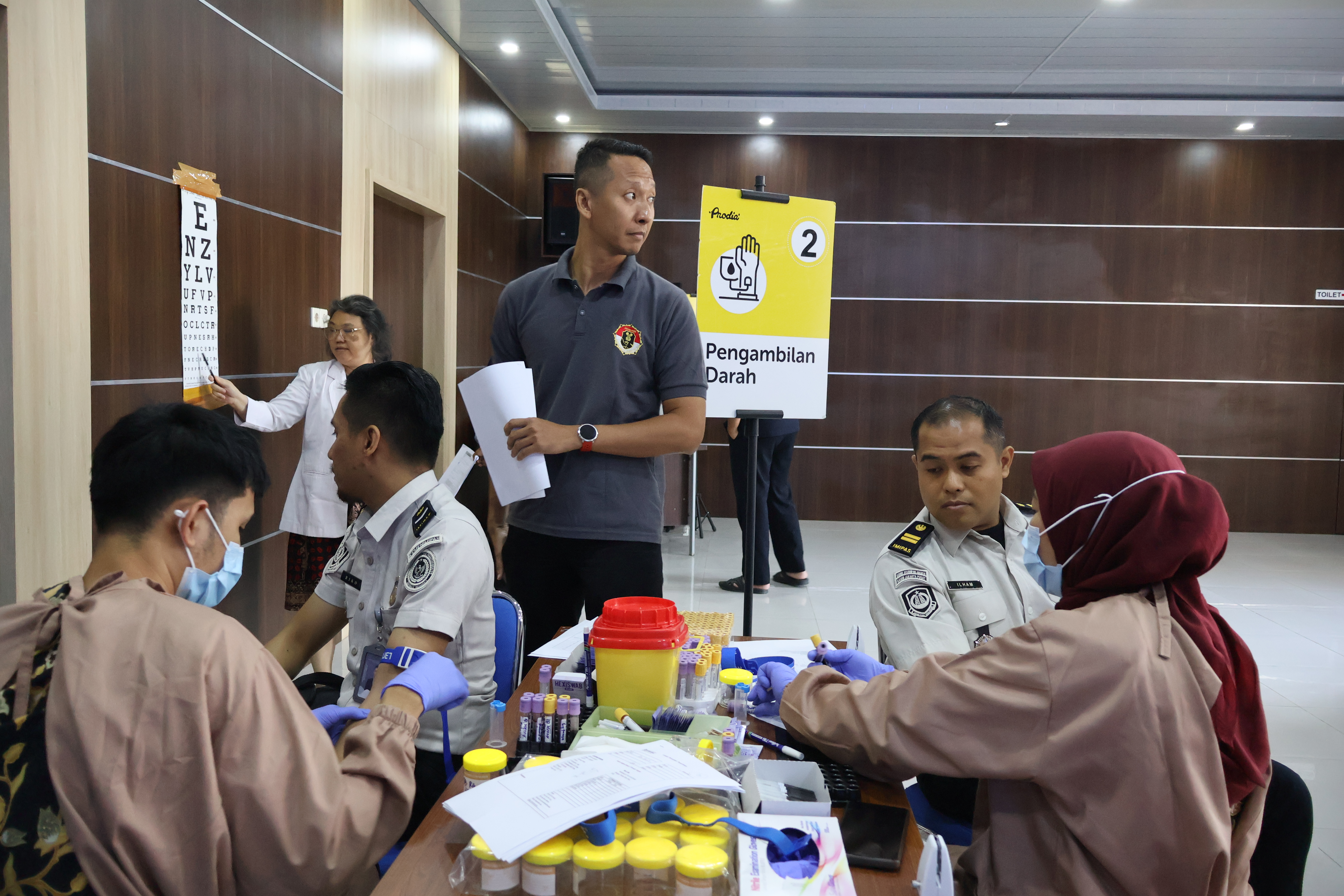 Jaga Kebugaran dan Produktivitas Kerja, Seluruh Pegawai Imigrasi Kuala Tungkal Jalani Medical Check Up